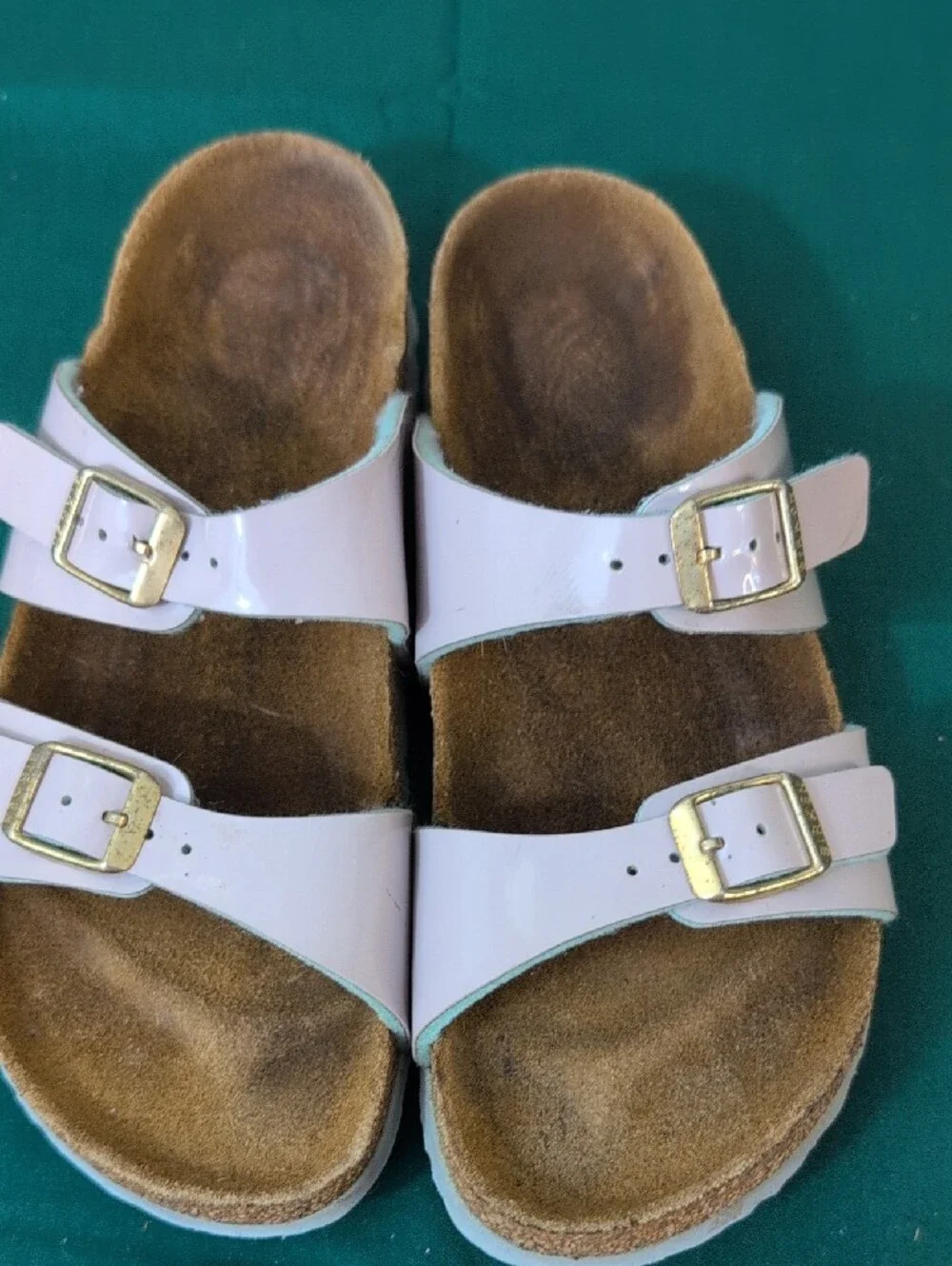 Women’s Double Strap Lavender Slide Sandals